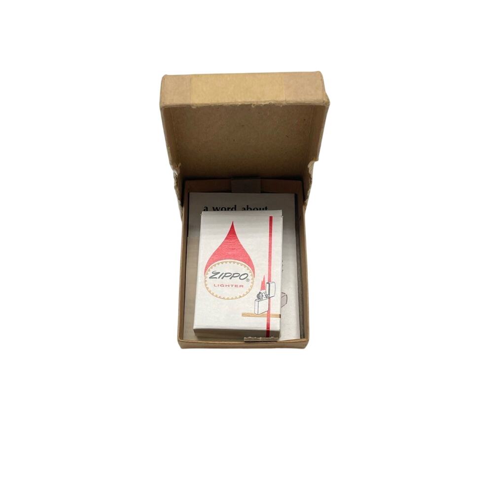 Zippo Vintage 1970 Lighter- USS -With Original‎ Box/Paperwork